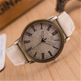 MEIBO Relojes Women Quartz Watches Denim Design Leather Strap Male Casual Wristwatch Relogio Masculino Ladies Watch female watch