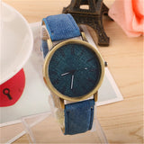 MEIBO Relojes Women Quartz Watches Denim Design Leather Strap Male Casual Wristwatch Relogio Masculino Ladies Watch female watch