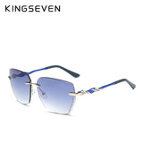 KINGSEVEN Women's Glasses Square Rimless