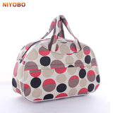 41cm*28cm*16cm Cheap Large Capacity Women Travel Bag Tote Men Luggage Duffle Bag New Flower Print Female HandBag PT1280