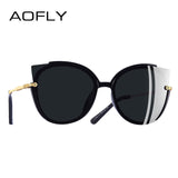 AOFLY Women's Glasses Unique Frame Cateye