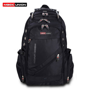 MAGIC UNION Brand Design Men's Travel Bag Man Swiss Backpack Polyester Bags Waterproof Anti Theft Backpack Laptop Backpacks Men