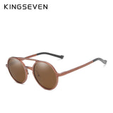 KINGSEVEN Men's Glasses Round