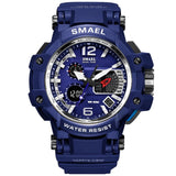 SMAEL Men Watches White Sport Watch LED Digital 50M Waterproof Casual Watch S Shock Male Clock 1509 relogios masculino Watch Man