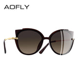 AOFLY Women's Glasses Unique Frame Cateye