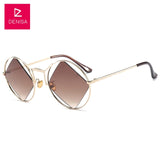 DENISA Women's Glasses Round Rhombus