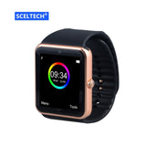 QAQFIT Bluetooth Smart Watch Men GT08 With Touch Screen Big Battery Support TF Sim Card Camera For IOS iPhone Android Phone