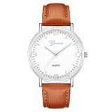 2018 Reloj Fashion Large Dial Military Quartz Men Watch Leather Sport Watches Classic Clock Wristwatch Relogio Masculino #D