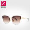 DENISA Women's Glasses Cat Eye Rimless