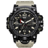 SMAEL Sport Watches for Men Waterproof Digital Watch LED Men's Wristwatch Clock Man 1545 montre homme Big Men Watches Military