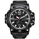 SMAEL Sport Watches for Men Waterproof Digital Watch LED Men's Wristwatch Clock Man 1545 montre homme Big Men Watches Military