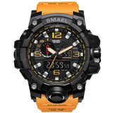 SMAEL Sport Watches for Men Waterproof Digital Watch LED Men's Wristwatch Clock Man 1545 montre homme Big Men Watches Military