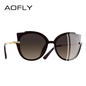 AOFLY Women's Glasses Unique Frame Cateye