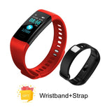 Bluetooth Smart Bracelet Color Screen Y5 Smartband Heart Rate Monitor Blood Pressure Measurement Fitness Tracker Smart Watch Men