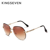 KINGSEVEN Women's Glasses Rimless