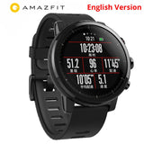 Xiaomi Huami Amazfit Stratos 2 English Version Smart Watch With GPS PPG Heart Rate Monitor 5ATM Waterproof Sports Smartwatch