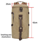 Large Capacity Man Travel Bag Mountaineering Backpack Men Bags Canvas Bucket Shoulder Backpack 012