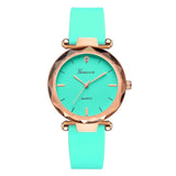 TZ#502 Women's luxury bracelet watches fashion women's dress Fashion Womens watches Geneva silica analog band quartz watch