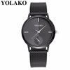 2019 Hot Fashion Women Quartz Watch Luxury Plastic Leather Analog Wrist Watches Female Clock YOLAKO Brand Relogio Feminino