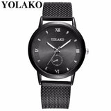 2019 Hot Fashion Women Quartz Watch Luxury Plastic Leather Analog Wrist Watches Female Clock YOLAKO Brand Relogio Feminino