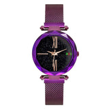 Luxury Women Watches 2018 Ladies Rose Gold Watch Starry Sky Magnetic Waterproof Female Wristwatch relogio feminino reloj mujer