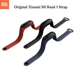 Official Original Xiaomi Mi Band 3 Strap Silicone Wrist band Xiaomi mi Band 3 Bracelet Strap Smart Watch Accessories