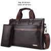 VICUNA POLO Top Sell Fashion Simple Dot Famous Brand Business Men Briefcase Bag Leather Laptop Bag Casual Man Bag Shoulder bags