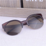 VESTEY Women's Glasses Cat Eye Half Frame