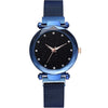 2019 Hot Sale Starry Sky Watch Women's Luxury Magnetic Magnet Buckle Quartz Wristwatch Geometric Surface Female Diamond Watches