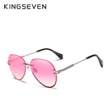 KINGSEVEN Women's Glasses Rimless