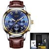 2018 New Watches Men Luxury Brand LIGE Chronograph Men Sports Watches Waterproof Full Steel Quartz Men's Watch Relogio Masculino