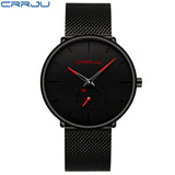 2019 Crrju Watch Women Men Watch Top Brand Luxury Famous Dress Fashion Watches Unisex Ultra Thin Wristwatch Relojes Para Hombre