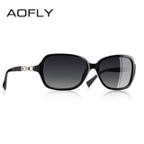 AOFLY Women's Glass Rectangle