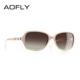 AOFLY Women's Glass Rectangle