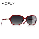 AOFLY Women's Glass Rectangle