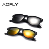 AOFLY Men's Glasses Black Frame