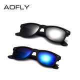 AOFLY Men's Glasses Black Frame