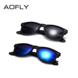 AOFLY Men's Glasses Black Frame