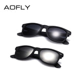 AOFLY Men's Glasses Black Frame