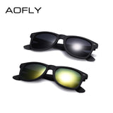 AOFLY Men's Glasses Black Frame