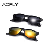AOFLY Men's Glasses Black Frame