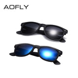 AOFLY Men's Glasses Black Frame