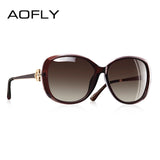 AOFLY Women's Glasses Rhinestone Temple