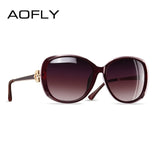 AOFLY Women's Glasses Rhinestone Temple