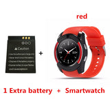 V8 SmartWatch Bluetooth Smartwatch Touch Screen Wrist Watch with Camera/SIM Card Slot, Waterproof Smart Watch DZ09 X6 VS M2 A1