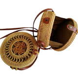2019 Fashion Round Straw Bags Summer Style Women Handbags Bohemian Rattan Crossbody Bags Handmade Woven Beach Circular Bags
