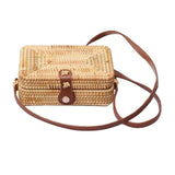 2019 Fashion Round Straw Bags Summer Style Women Handbags Bohemian Rattan Crossbody Bags Handmade Woven Beach Circular Bags