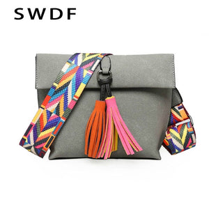 2019 New Women Messenger Bag Tassel Crossbody Bags For Girls Shoulder Bags Female Designer Handbags Bolsa Feminina Bolsos Muje