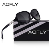 AOFLY Women's Glass Rectangle