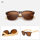 ZYOMY Men's Glasses Oval Bamboo Frame